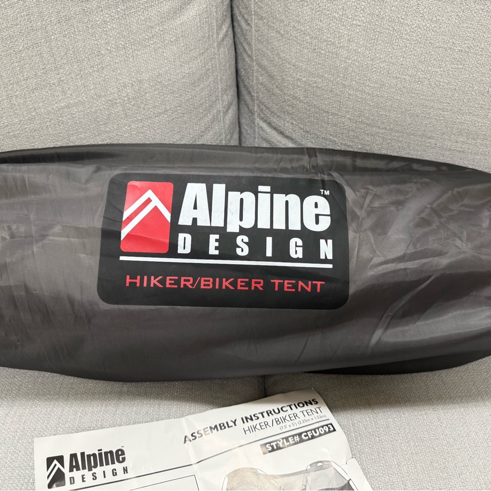 Alpine Design Gray and Black Tent